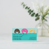 フレッシュ顔ヘアカラービジネスカード 名刺 (スタンド正面)