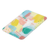 フレッシュ顔抽象芸術-春の色 マグネット (左側)