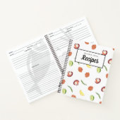 フレッシュ&おもしろい貝のカスタマイズ可能なレシピブック ノートブック (内部)