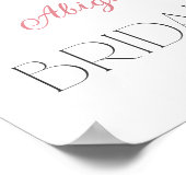 フレッシュ・オフ・ザ・マーケットブライダルシャワー- 16x20 ポスター (角)