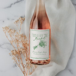フレッシュ・オフ・ザ・マーケット・グリーン・ブライズシャワー ワインラベル