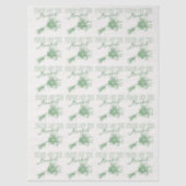 フレッシュ オフ ザ マーケット グリーン ブライダル シャワー 薄葉紙 (正面)