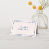 フレッシュ・オフ・ザ・マーケット ファーマーズマーケット ブライダルシャワー プレイスカード (裏面)