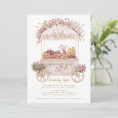 フレッシュ・オフ・ザ・マーケット ファーマーズマーケット ブライダルシャワー 招待状 (スタンド正面)