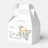 フレッシュ オフ ザ マーケット フローラル ジャー ブライダル シャワー フェイバーボックス (裏面サイド)