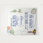 フレッシュ・オフ・ザ・マーケット ブライダルシャワー ウェルカムトゥ タペストリー (正面(横))