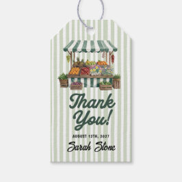 フレッシュ オフ ザ マーケット 緑のブライダルシャワー ギフトタグ