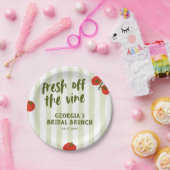 フレッシュ・オフ・ザ・ヴァイン トマト ブライダルシャワー ペーパープレート (パーティー)