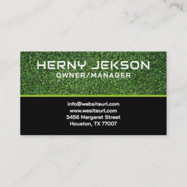 フレッシュ&グリーン気に芝生の情報連絡情報 名刺