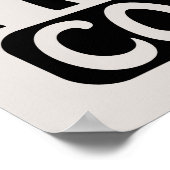 フレッシュ・コーヒー・ワード・アート・ベンダー ポスター (角)