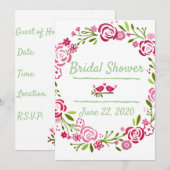 フレッシュ＆スウィート ブライダルシャワー 招待状 (正面/裏面)