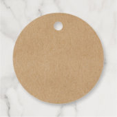 フレッシュ スプリング フローラル ガーランド ラスティック サンクス フェイバータグ (裏面)