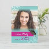 フレッシュ スワイリー 卒業写真 発表 招待状 (スタンド正面)