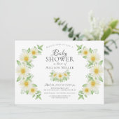 フレッシュ デイジー フラワーブライダルシャワー 招待状 (スタンド正面)