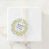 フレッシュ デイジー ブライダル シャワー フェイバータグ (インサイチュ)