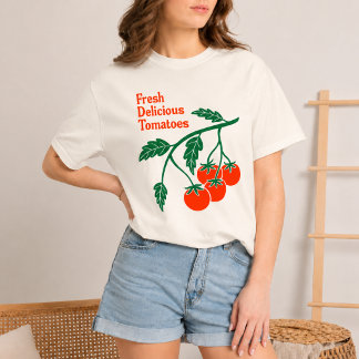 フレッシュ デリシャス トマト Tシャツ – ビンテージ トマト