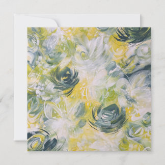 フレッシュ フローラル フラワー ブランク カード