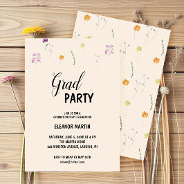 フレッシュ ブラッシュ ワイルドフラワーズ 招待状