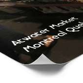 フレッシュ・プロデュース – Atwater Marketモントリオール・ケベック ポスター (角)