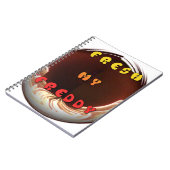 フレッシュ マイ フレディ アート プリント ノートブック (左側)