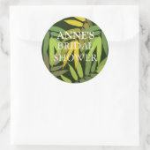 フレッシュ&モダンブライダルシャワーステッカー ラウンドシール (バッグ)