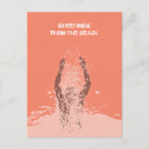 フレッシュ モノクローム グランジ マン ウォーター スプリンクル QR コード