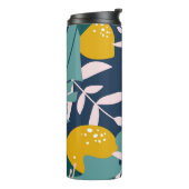 フレッシュ・レモン:重複するヴィンテージ・パターン タンブラー (回転左)