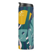 フレッシュ・レモン:重複するヴィンテージ・パターン タンブラー (回転右)