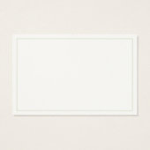 フレッシュ・ローズマリー・ユーロ・ビジネス・カード (裏面)