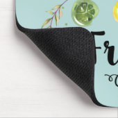 フレッシュ – 水彩の柑橘類 マウスパッド (コーナー)