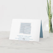 フレッストライプトコーンフラワーハッピーボスの日 サンキューカード (裏面)