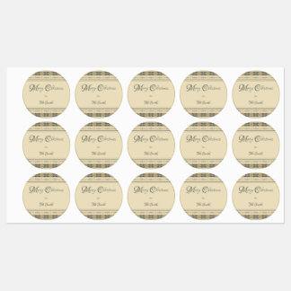 フレッチャーのクリスマス食品ラベル ラベル