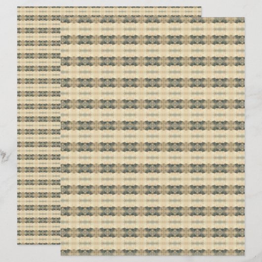 フレッチャースクラップブック紙I (正面/裏面)