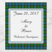 フレッチャー結婚スコティッシュのワインラベル ワインラベル (シングルラベル)