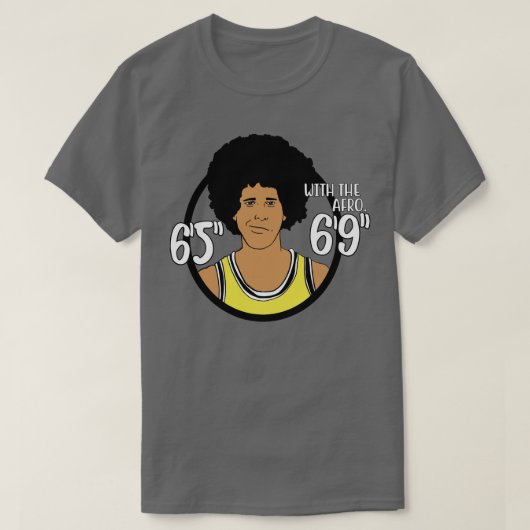 フレッチレーカーズ69とアフロ Tシャツ (デザイン正面)