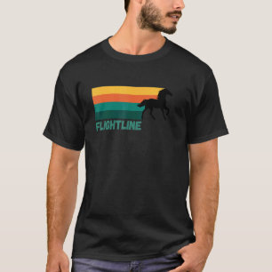 フレットラインブラックサラブレッドレーシングDel Mar Sa Tシャツ