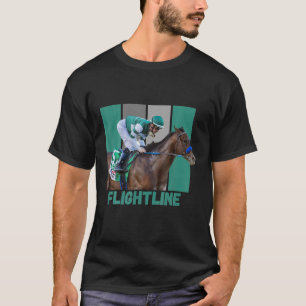 フレットラインホースレーシングサラブレッドデルマールサンタ Tシャツ