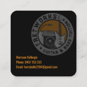 フレットワークス – 名刺 (裏面)