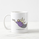 フレッドが上がった コーヒーマグカップ (左)