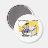 フレッドが軽率な空白の漫画おもしろいギフトを描く マグネット (正面/裏面)