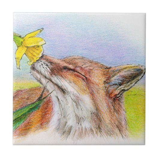 フレッドのキツネ タイル (正面)