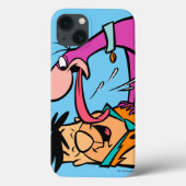 フレッドのフリントストーンを舐めているディーノ Case-Mate iPhoneケース (裏面)