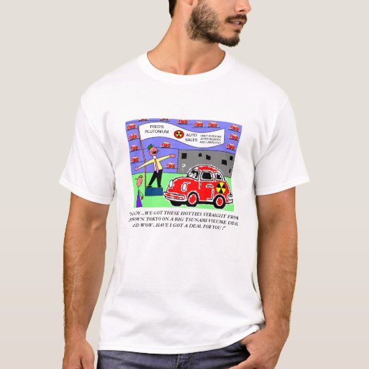 フレッドのプルトニウム自動車売上高 Tシャツ (正面)