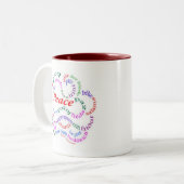 フレッドは平和マグです ツートーンマグカップ (正面左)