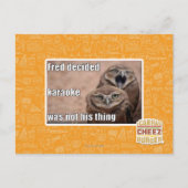 フレッドは決定しました ポストカード (正面)