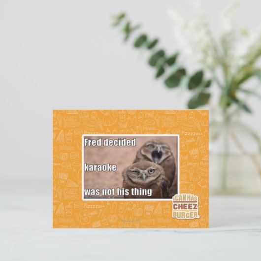 フレッドは決定しました ポストカード (スタンド正面)