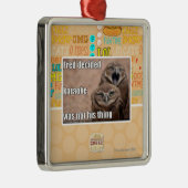 フレッドは決定しました メタルオーナメント (右)