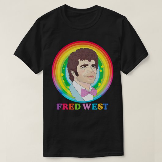 フレッドウエスト90sスタイル美学デザイン tシャツ (デザイン正面)