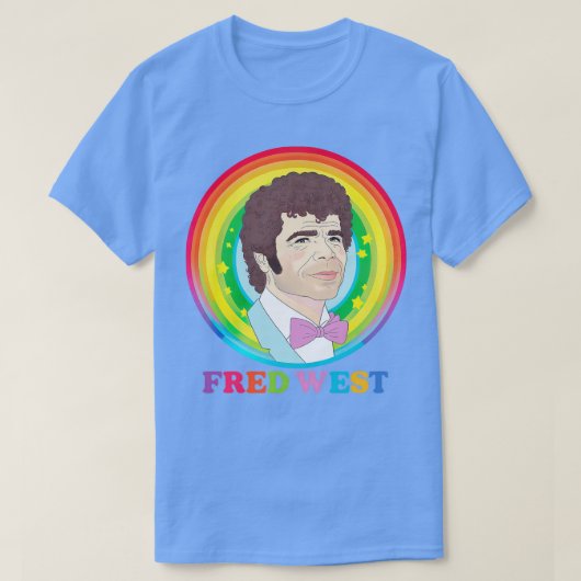 フレッドウエスト90sスタイル美学デザイン tシャツ (デザイン正面)