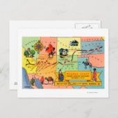 フレッドハービーホテルロケーツカトKSの地図 ポストカード (正面/裏面)